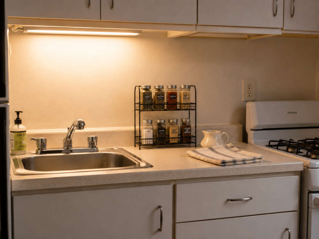 decorate kitchen countertop