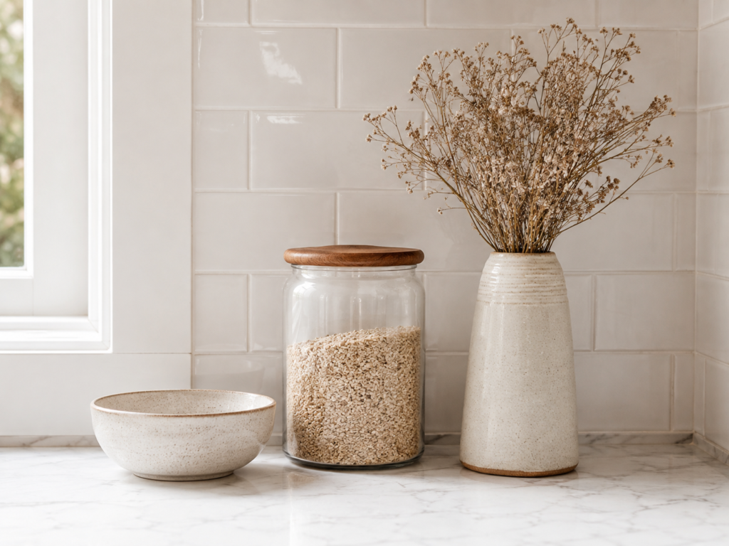 decorate kitchen countertop
