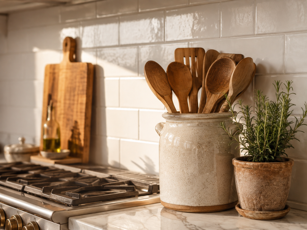 decorate kitchen countertop