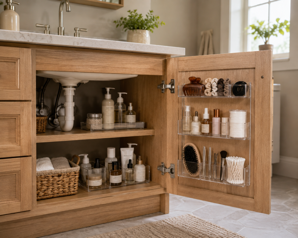 cabinet door storage