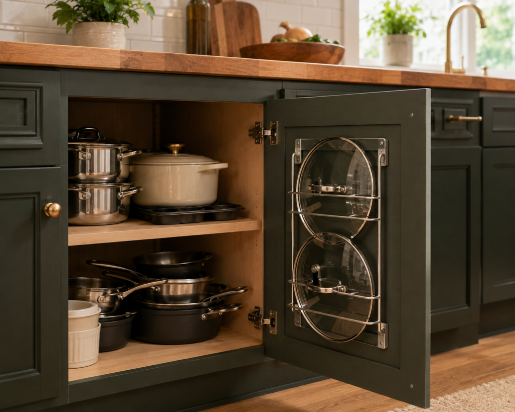 cabinet door storage