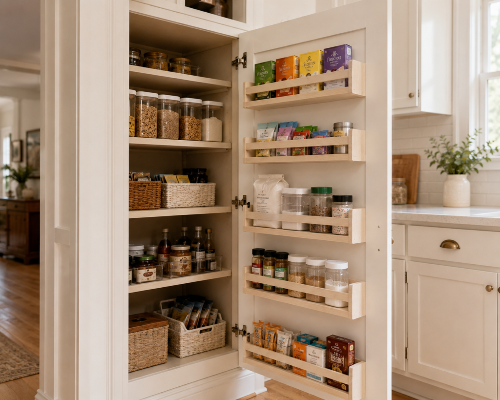 cabinet door storage