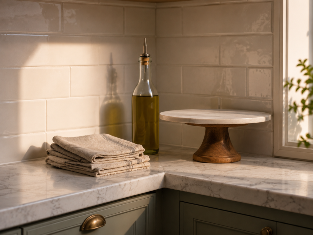 decorate kitchen countertop
