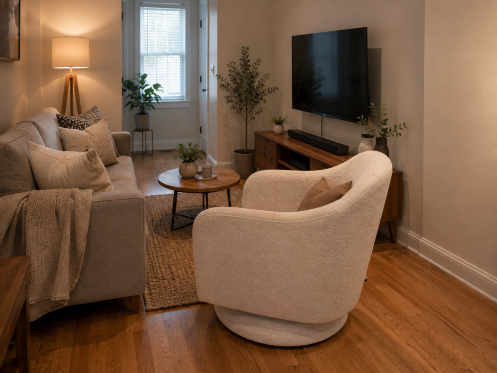 accent chairs for small spaces