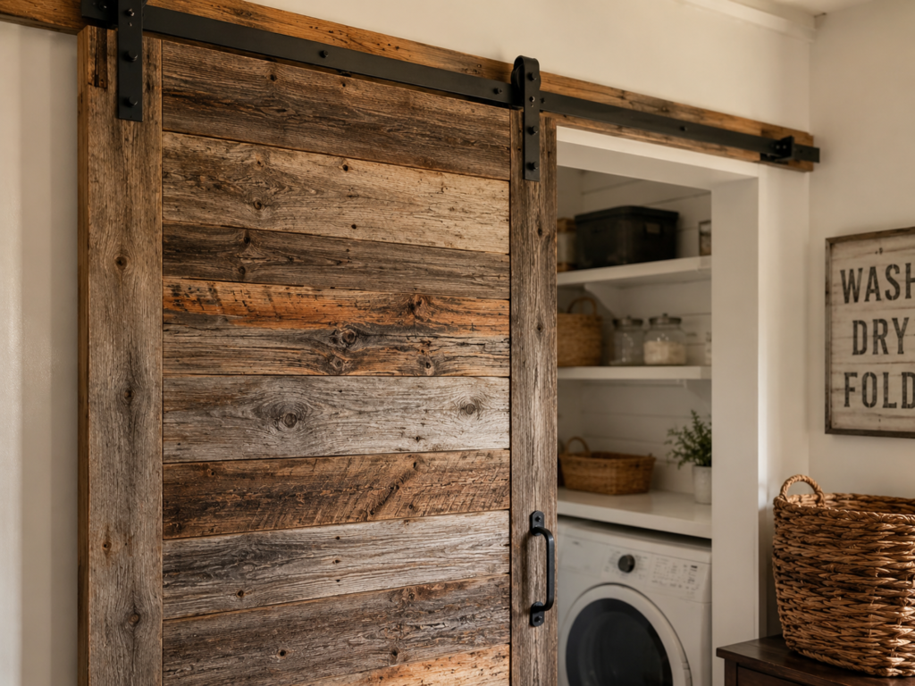 wood door for closet