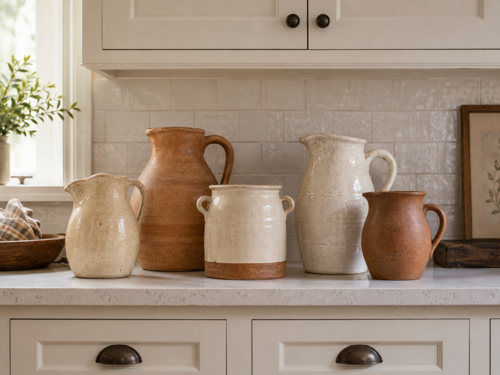 decorating ideas for above kitchen cabinets