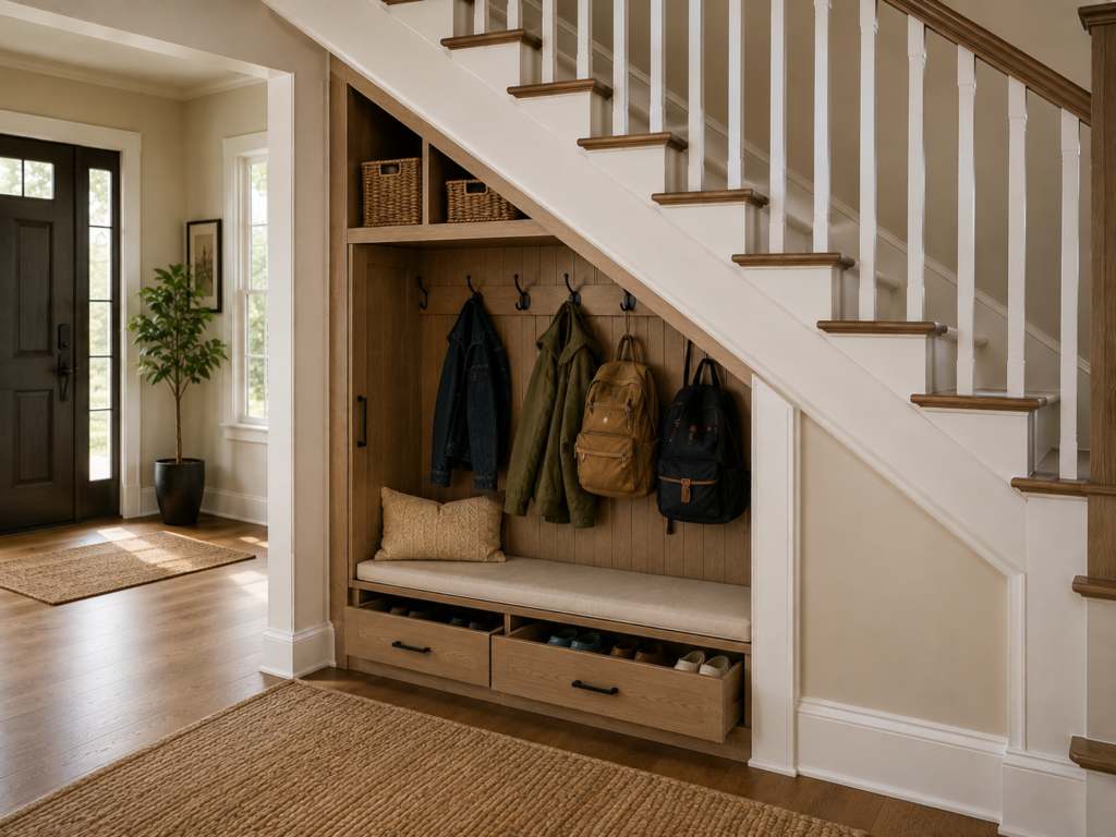 under stairs closet ideas