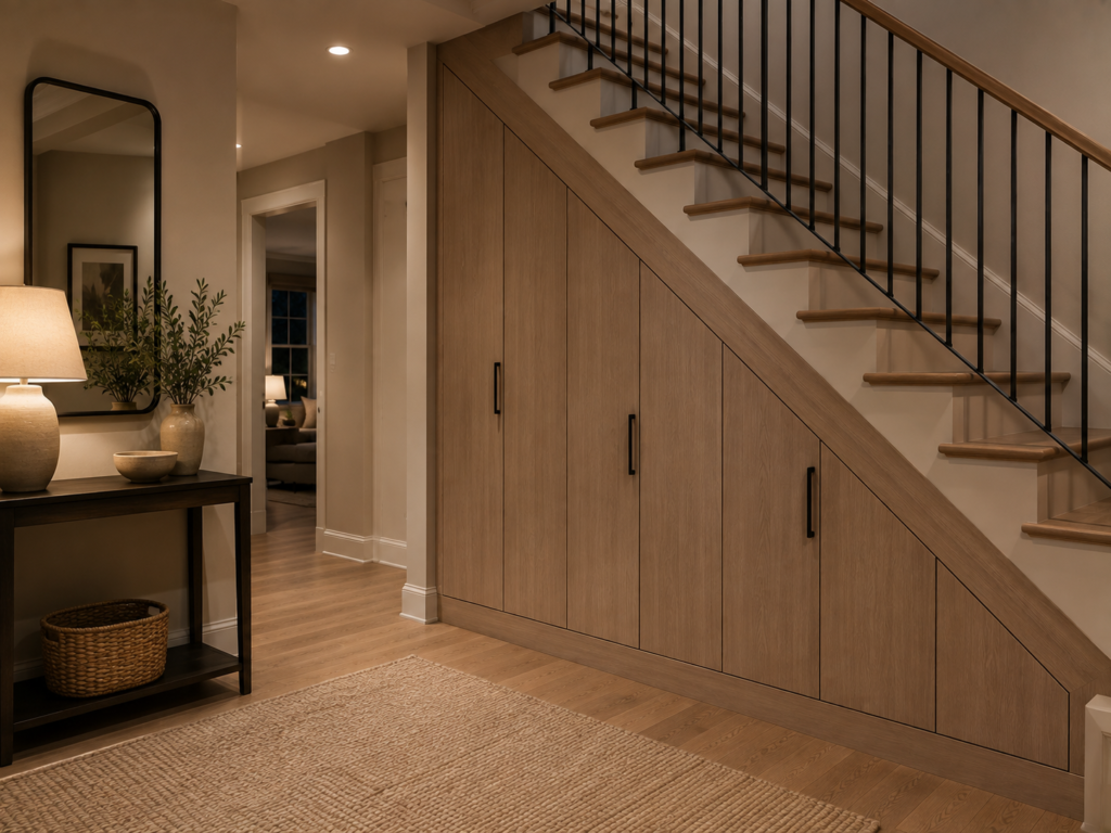 under stairs closet ideas
