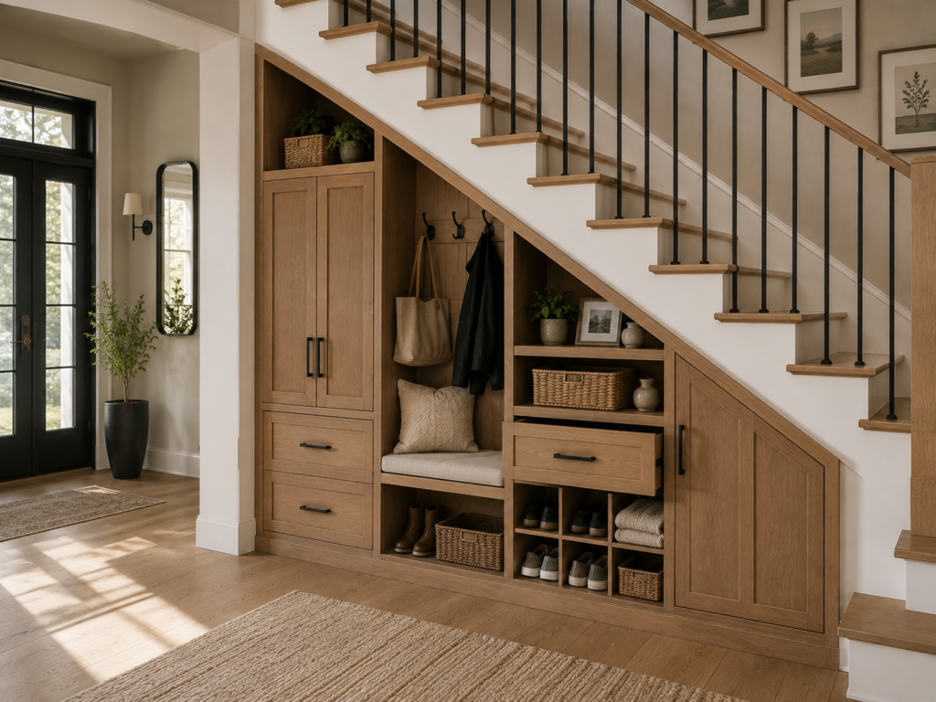 under stairs closet ideas
