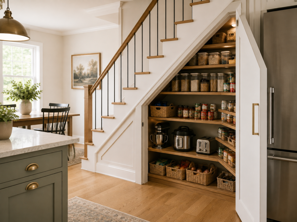 under stairs closet ideas