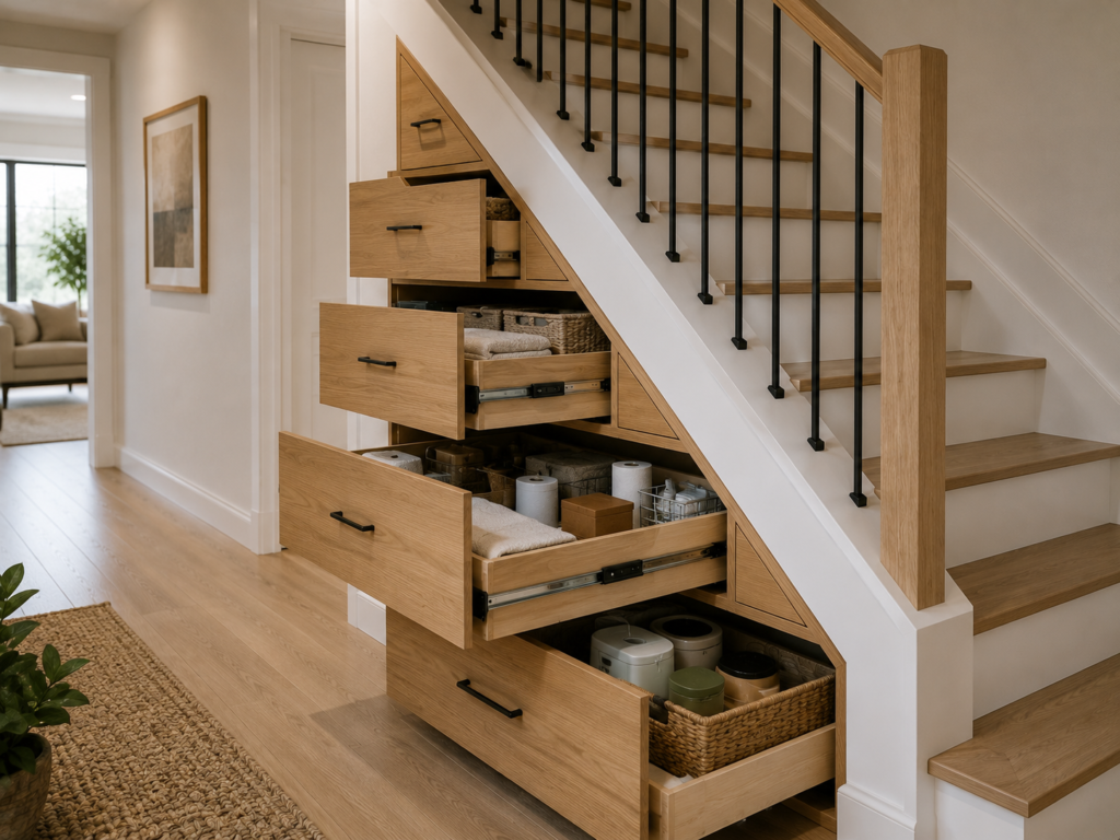 under stairs closet ideas