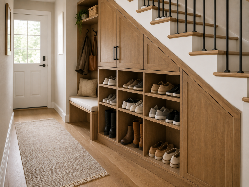 under stairs closet ideas