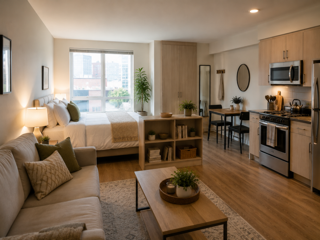 studio vs 1 bedroom 
