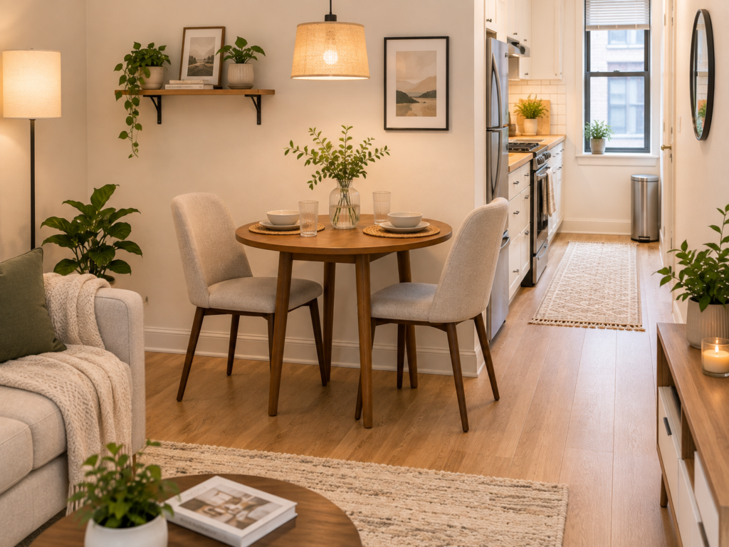 how to furnish a small apartment