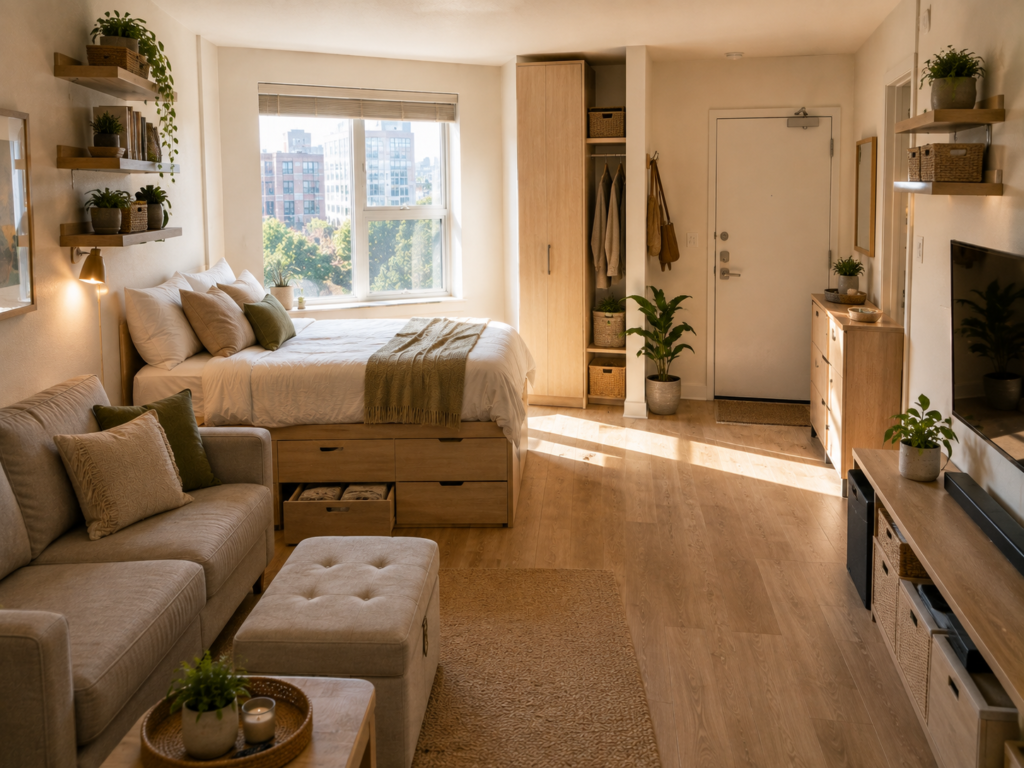 studio vs 1 bedroom 