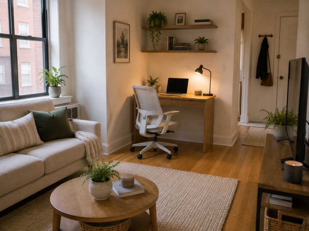 how to furnish a small apartment