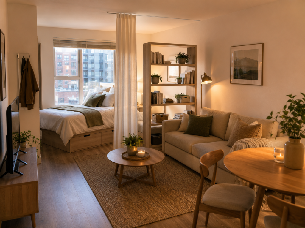 studio vs 1 bedroom 