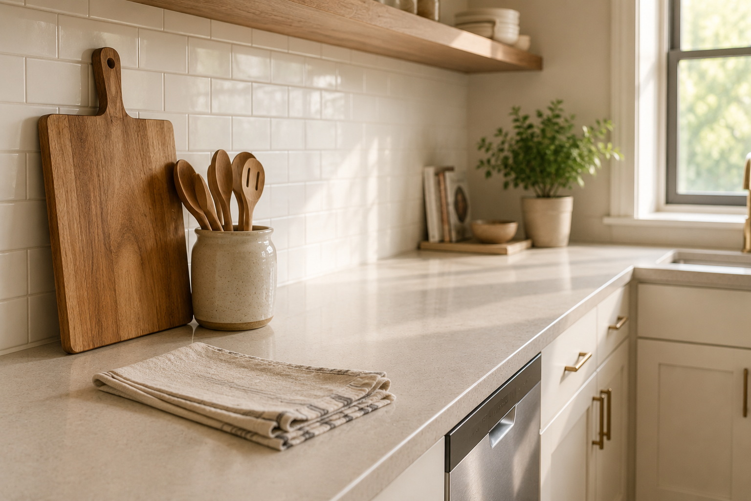decorate kitchen countertop