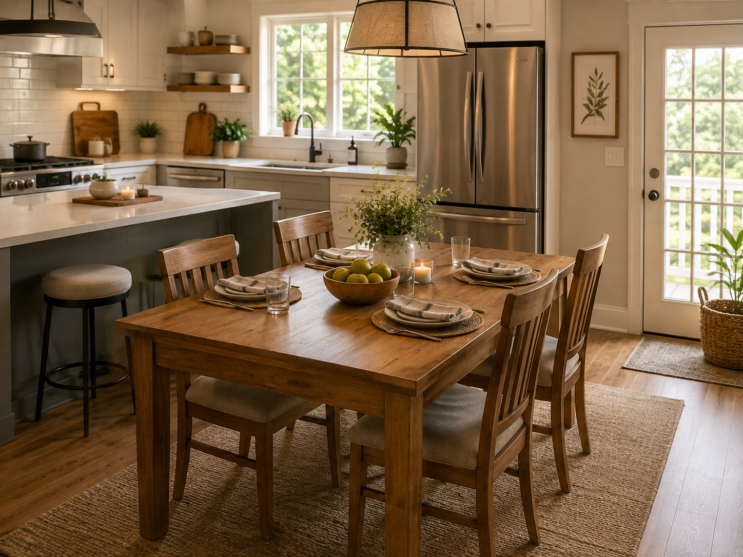 Not sure what size or shape kitchen table fits your family? Here are 9 practical things to check — from room clearance to material — before you buy.