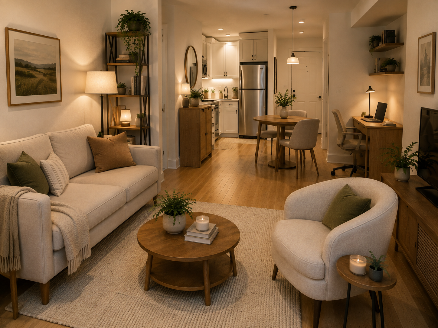 how to furnish a small apartment